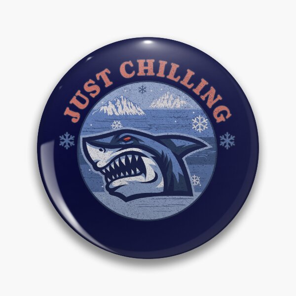 Item preview, Just Chilling Shark designed and sold by CheekyChimpCo.
