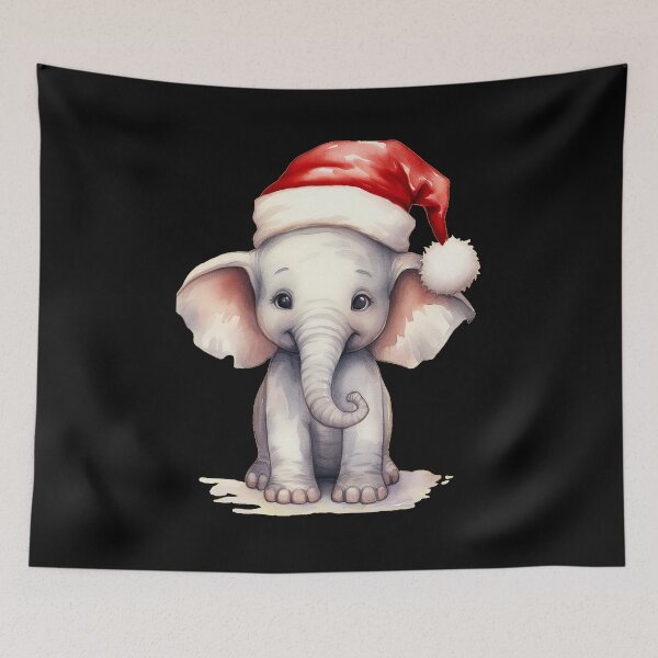 Item preview, Christmas Elephant designed and sold by ElephantVibes.