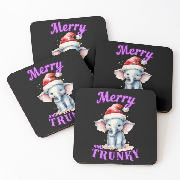 Item preview, Merry And Trunky. elephant quote designed and sold by ElephantVibes.