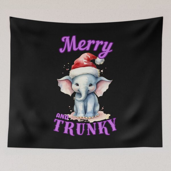 Item preview, Merry And Trunky. elephant quote designed and sold by ElephantVibes.