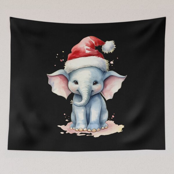 Item preview, Christmas Elephant designed and sold by ElephantVibes.