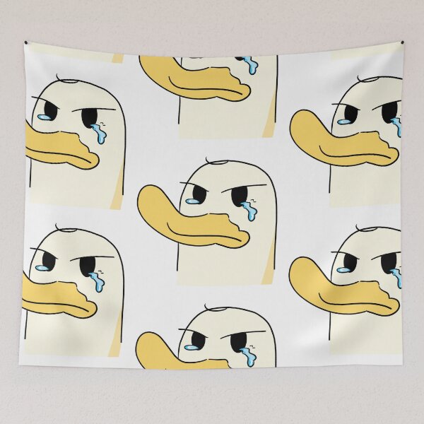 Item preview, Cute doob duck is crying  designed and sold by DoobietheDog.
