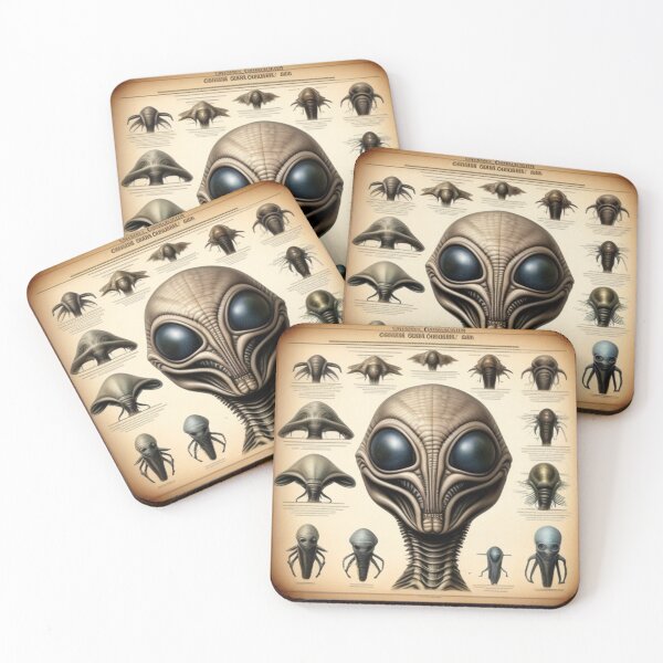 Item preview, Vintage alien classification chart  designed and sold by Roxburylane.