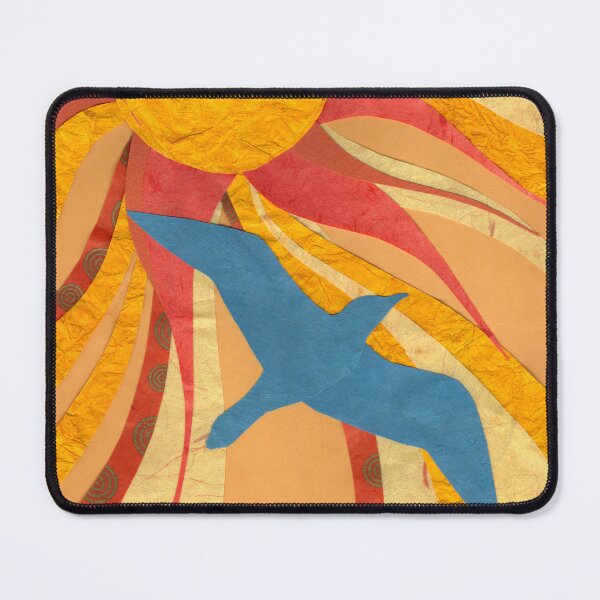 Item preview, Blue Bird Soars Under a Radiant Sun designed and sold by KongaLine.