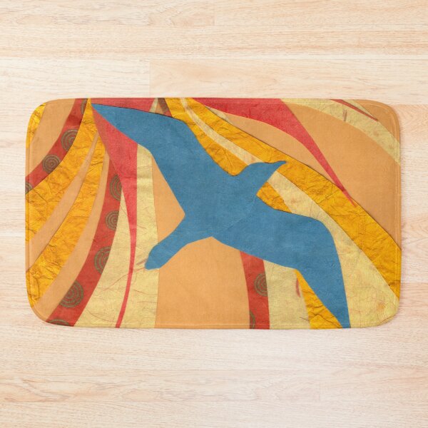Item preview, Blue Bird Soars Under a Radiant Sun designed and sold by KongaLine.