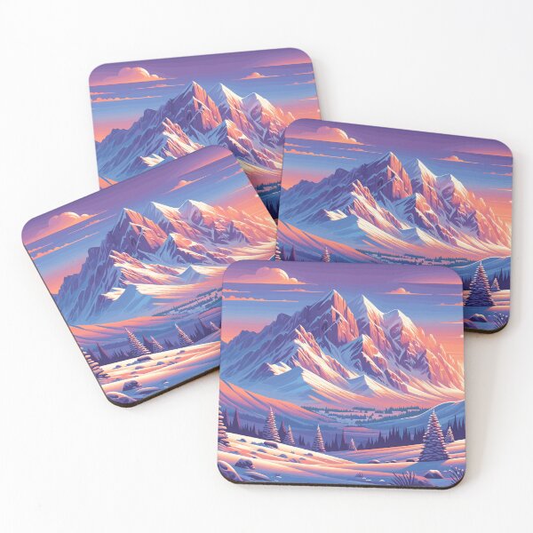 Item preview, Alpine Serenity - Majestic Mountain Sunrise designed and sold by RyanBelandres.