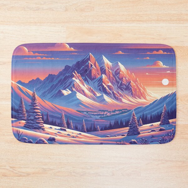 Item preview, Alpine Serenity - Majestic Mountain Sunrise designed and sold by RyanBelandres.