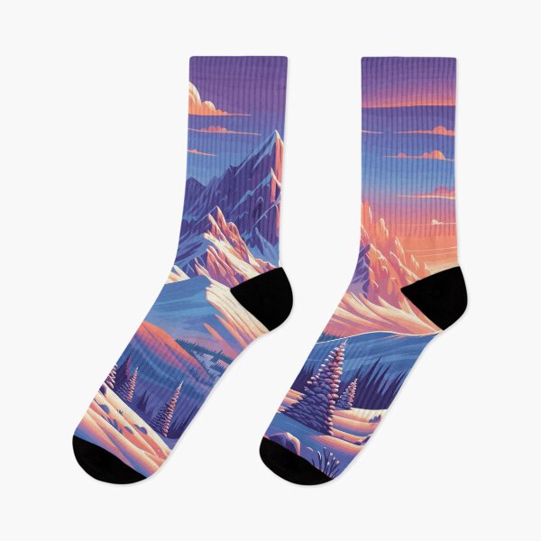 Item preview, Alpine Serenity - Majestic Mountain Sunrise designed and sold by RyanBelandres.
