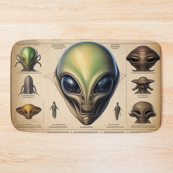 Aperçu de l'œuvre Document de classification des extraterrestres vintage créée et vendue par Roxburylane.