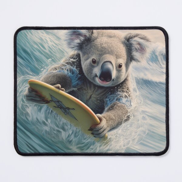 Item preview, Adorable surfing koala bear print designed and sold by dcrc.