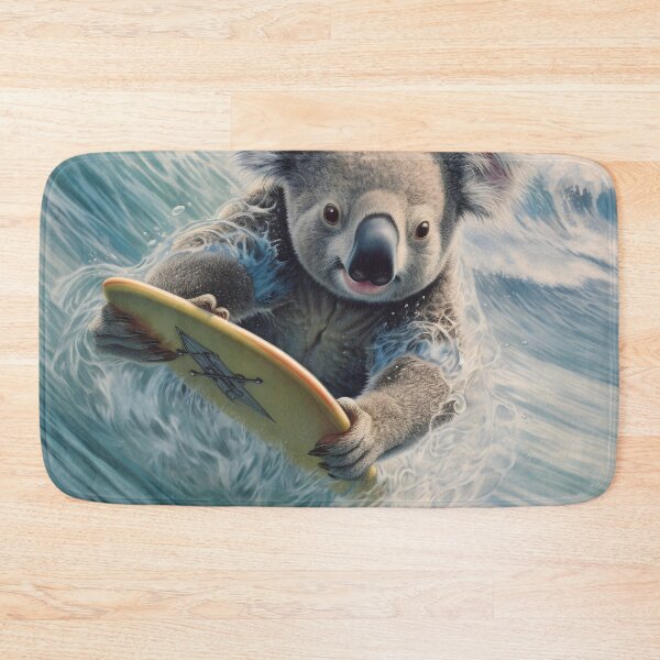 Item preview, Adorable surfing koala bear print designed and sold by dcrc.