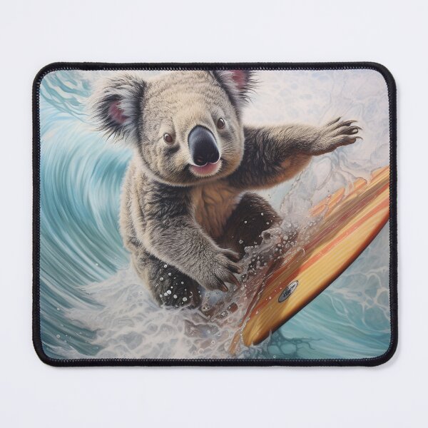 Item preview, adorable surfing koala bear print designed and sold by dcrc.