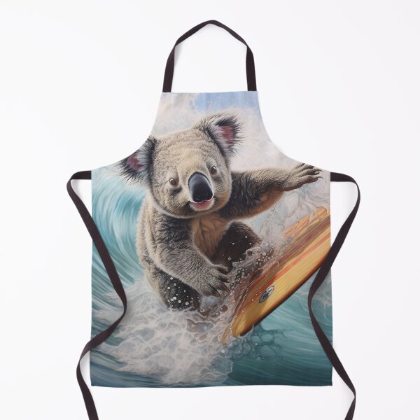 Item preview, adorable surfing koala bear print designed and sold by dcrc.
