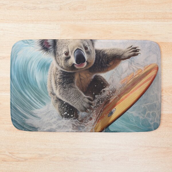 Item preview, adorable surfing koala bear print designed and sold by dcrc.