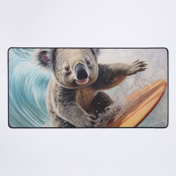 Item preview, adorable surfing koala bear print designed and sold by dcrc.