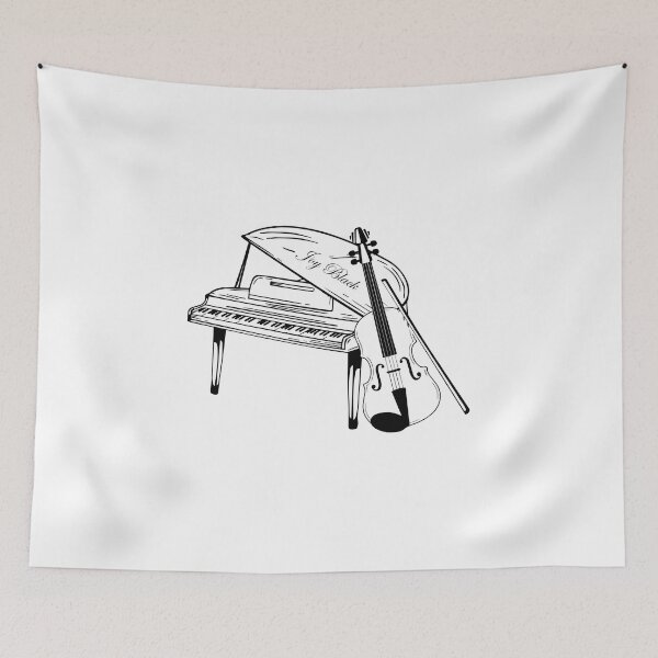 Item preview, Joy Black Violin and Piano Art designed and sold by Joy Black.