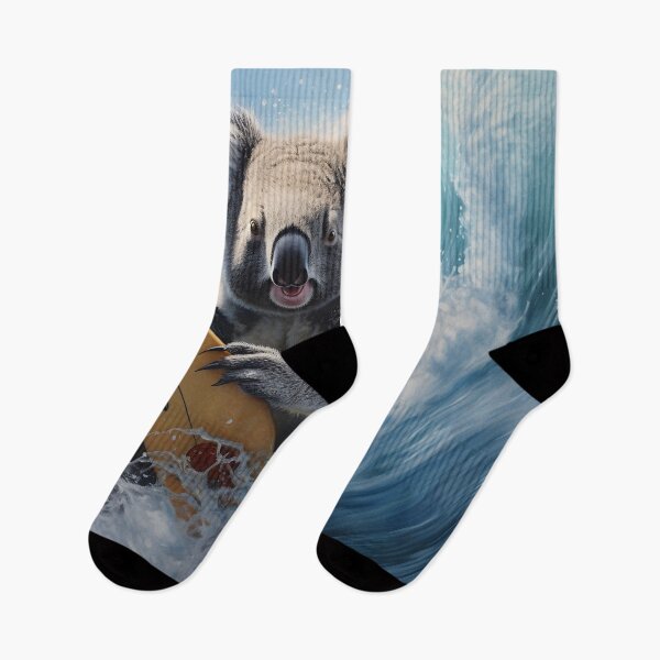 Item preview, adorable surfing koala bear print designed and sold by dcrc.