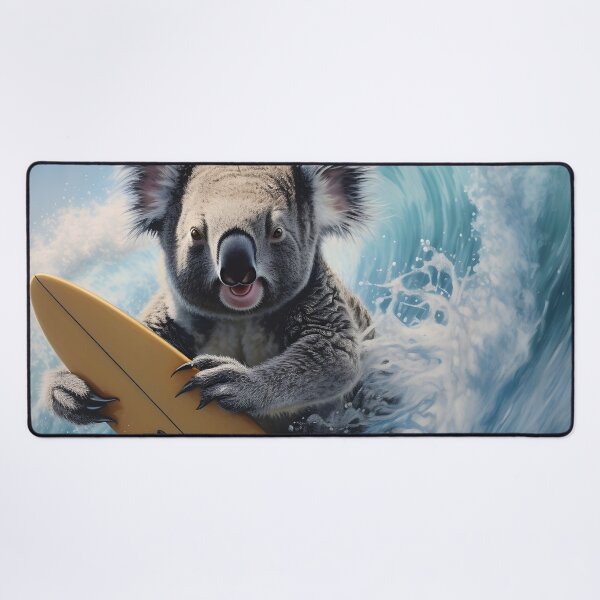 Item preview, adorable surfing koala bear print designed and sold by dcrc.