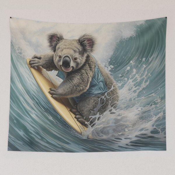 Item preview, adorable surfing koala bear print designed and sold by dcrc.