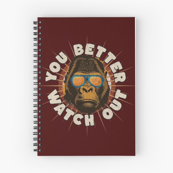 Item preview, Funny Gorilla Watch Out designed and sold by CheekyChimpCo.