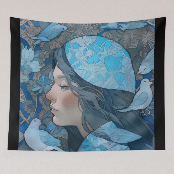 Item preview, bird love designed and sold by ururuty.