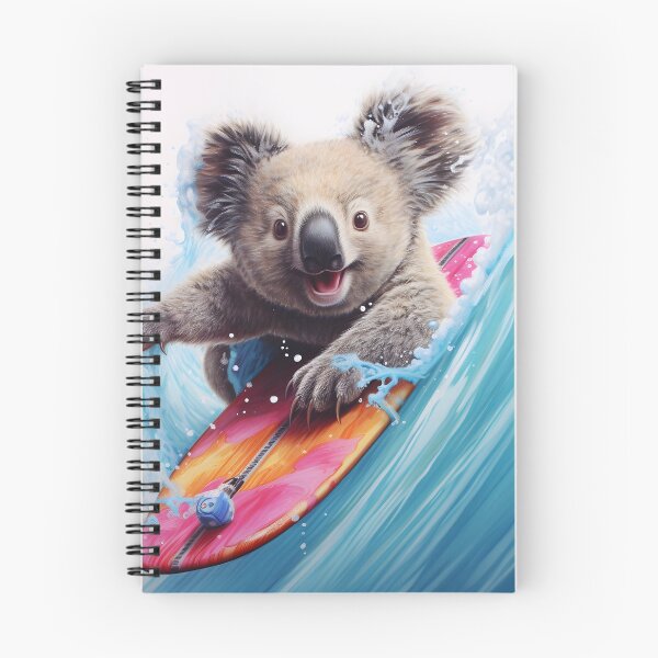 Item preview, Adorable surfing koala bear print designed and sold by dcrc.