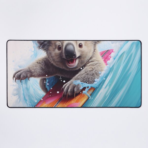 Item preview, Adorable surfing koala bear print designed and sold by dcrc.