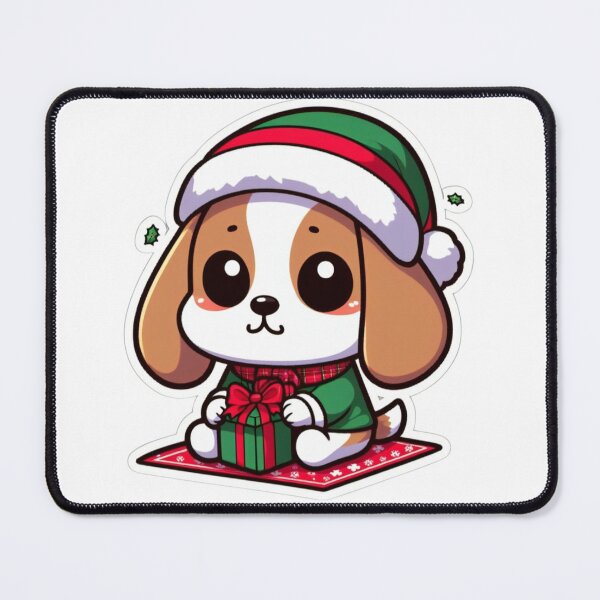 Item preview, Chibi Beagle in Christmas designed and sold by City0fDreams.