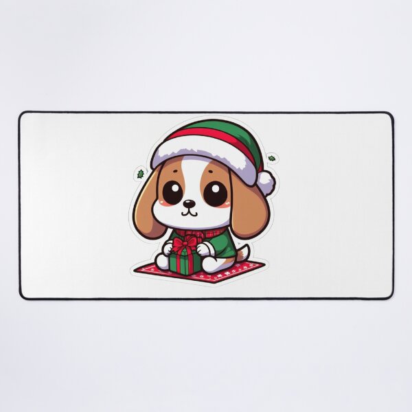 Item preview, Chibi Beagle in Christmas designed and sold by City0fDreams.