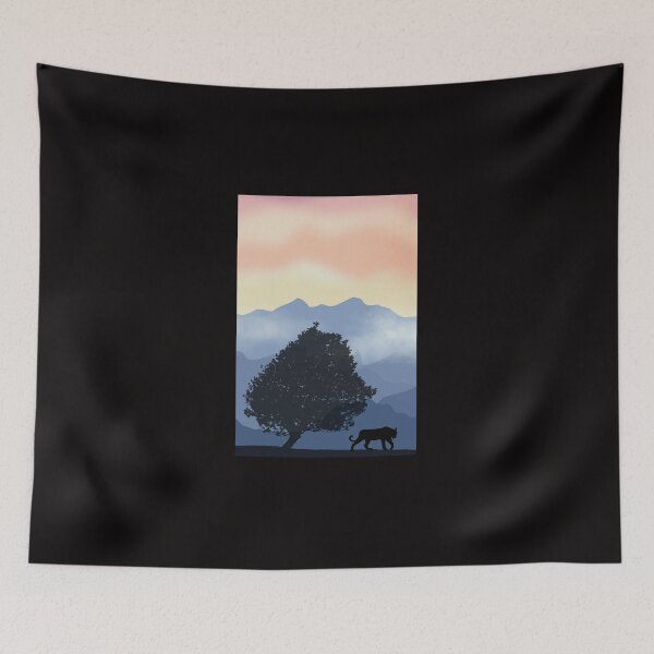 Item preview, Tiger strolling in mountains designed and sold by Thedigital91.