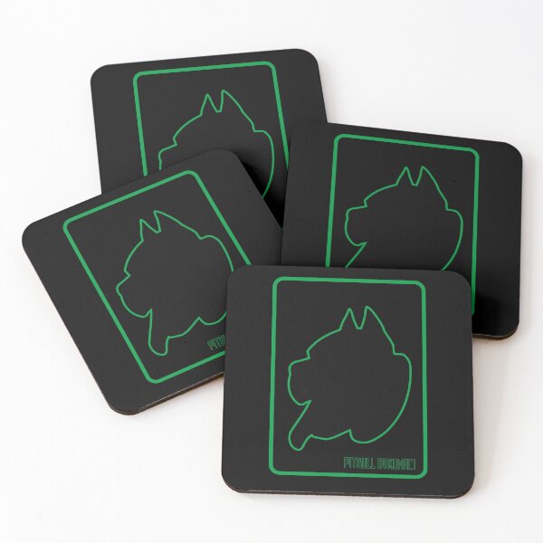 Item preview, Pitbull Silhouette in Green Frame | Unique Design for Dog Lovers designed and sold by aaron bautista.