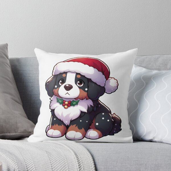 Item preview, Chibi Bernese Mountain Dog in Christmas designed and sold by City0fDreams.