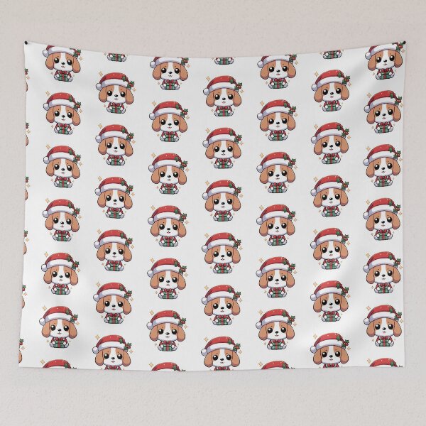 Item preview, Chibi Beagle in Christmas designed and sold by City0fDreams.