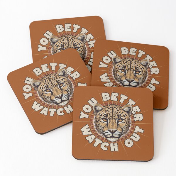 Item preview, Bold Cheetah Watch Out designed and sold by CheekyChimpCo.
