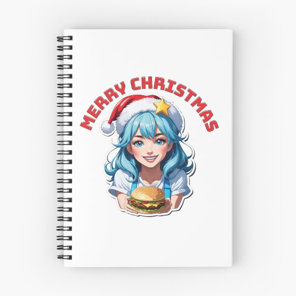 Item preview, Beautiful Christmas Waitress Gives Hamburger designed and sold by duke818.
