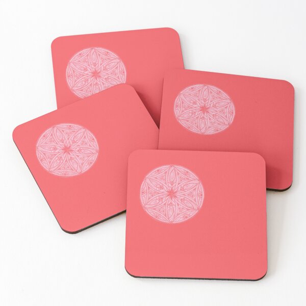Item preview, Flower of Life Color Palette Mandalas : 07 - Pale Vermilion designed and sold by SonoSonoStudio.