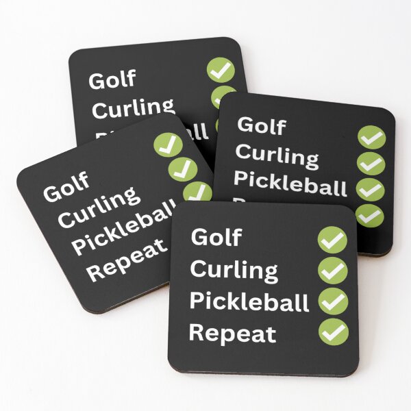Item preview, Golf, Curling, Pickleball, Repeat designed and sold by VJKTees.