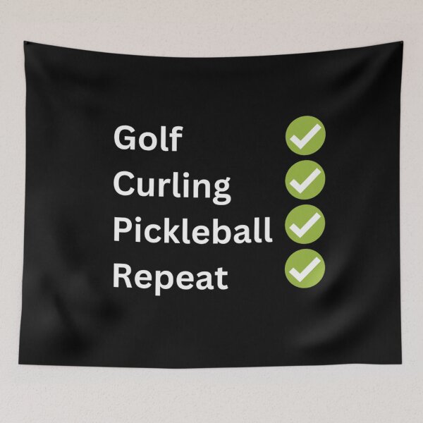 Item preview, Golf, Curling, Pickleball, Repeat designed and sold by VJKTees.