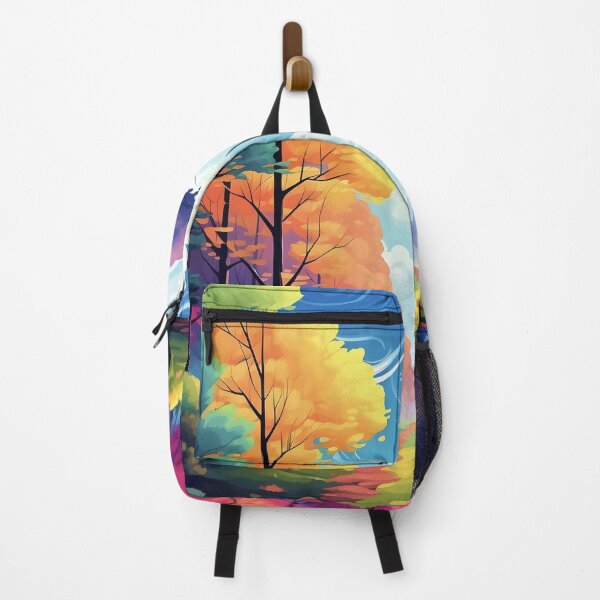 Item preview, Enchanted Forest Path Vibrant Nature Scene designed and sold by inkArtistryfine.