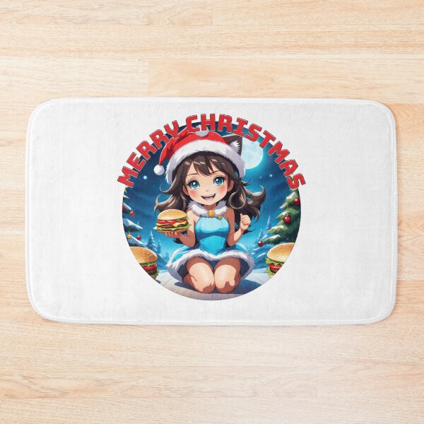 Item preview, Beautiful Christmas Waitress Gives Hamburger designed and sold by duke818.