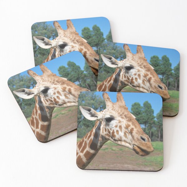 Item preview, Up close and personal - a nosy giraffe at eye level designed and sold by clearviewstock.
