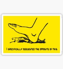 I specifically requested the opposite of this - Don't tread on me parody Gadsden flag with snek - yellow version HD HIGH QUALITY ONLINE STORE Sticker