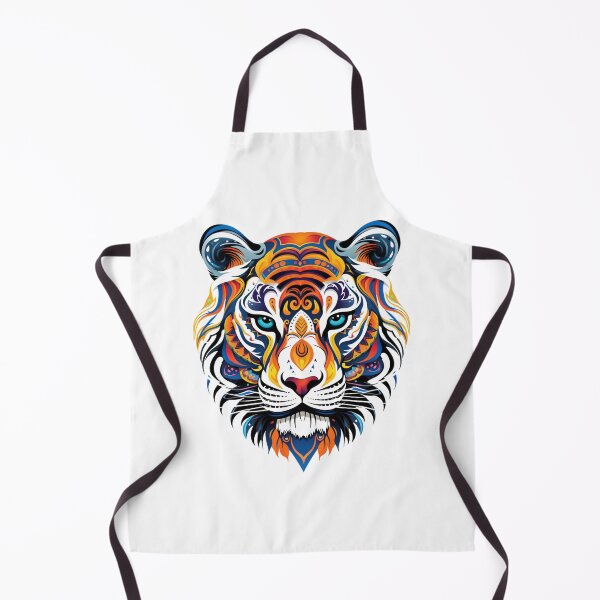 Item preview, colorful Tiger paisley rainbow designed and sold by zoldi.