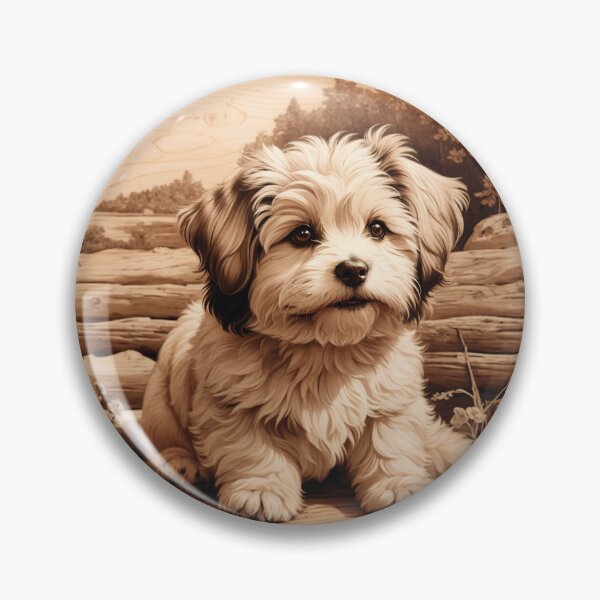 Item preview, Havanese: The Joyful Spirit of Wood (Pyro Pets Art - 125) designed and sold by pyropetsart.