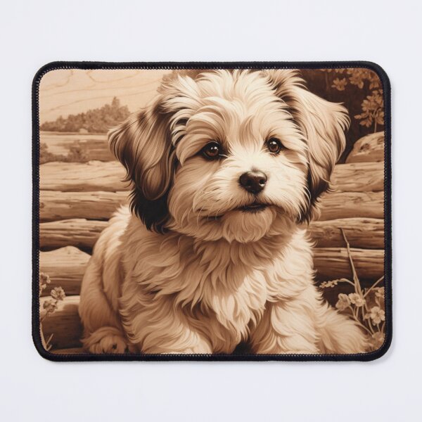 Item preview, Havanese: The Joyful Spirit of Wood (Pyro Pets Art - 125) designed and sold by pyropetsart.