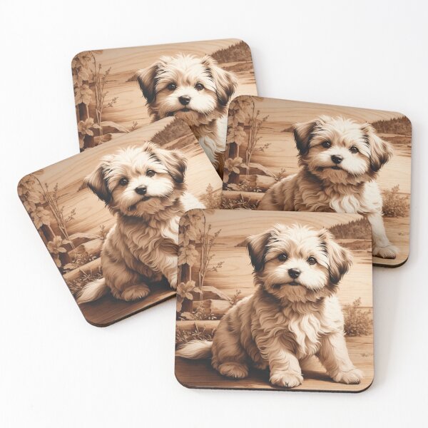 Item preview, Havanese: The Joyful Spirit of Wood (Pyro Pets Art - 126) designed and sold by pyropetsart.
