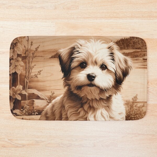 Item preview, Havanese: The Joyful Spirit of Wood (Pyro Pets Art - 126) designed and sold by pyropetsart.