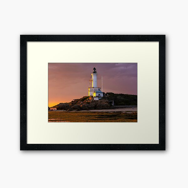 Item preview, Lighthouse sunset Point Lonsdale designed and sold by jdrphotos.