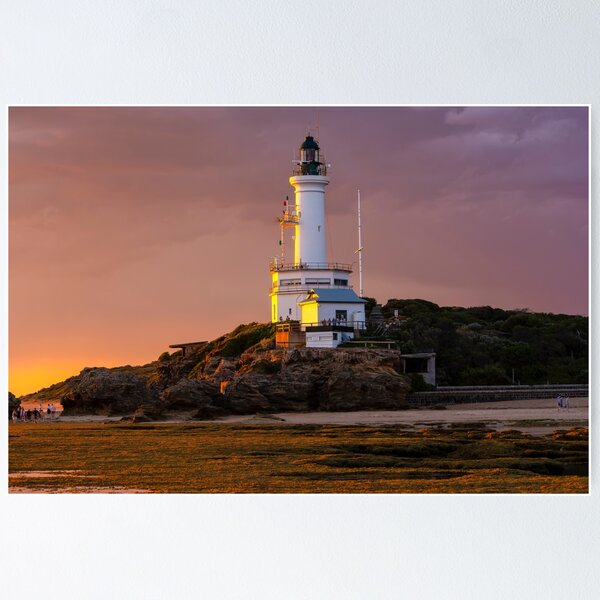 Item preview, Lighthouse sunset Point Lonsdale designed and sold by jdrphotos.