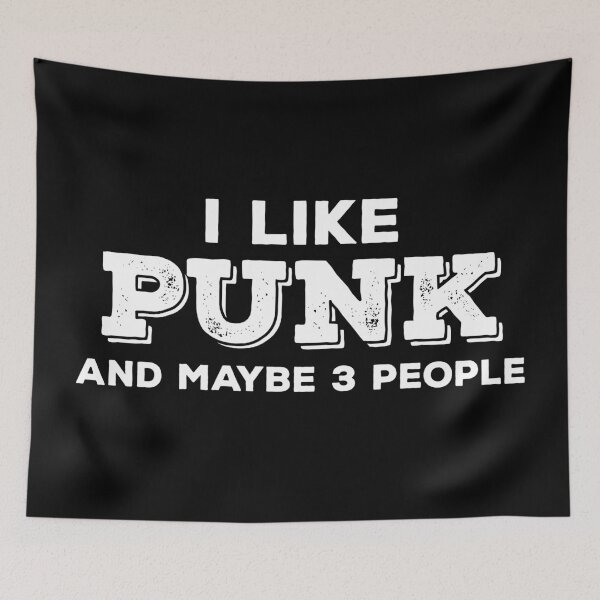 Item preview, I Like Punk and Maybe 3 People designed and sold by teesaurus.